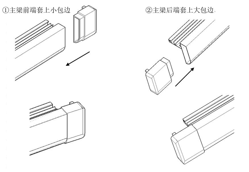 铝合金停车棚安装图1